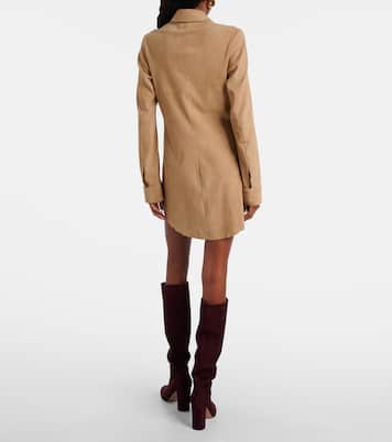 Robe chemise Geraldine en daim | Stouls