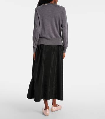 Embellished wool and silk cardigan | Simone Rocha