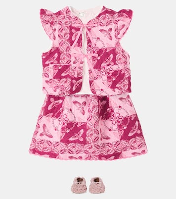 Vestes sans manches Nina en coton mélangé | Bebe Organic