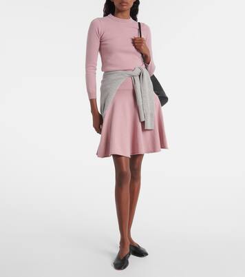 Minirock N°379 Girl aus einem Kaschmirgemisch | Extreme Cashmere