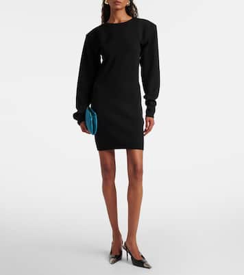 Wool-blend minidress | Saint Laurent