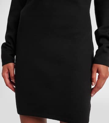 Wool-blend minidress | Saint Laurent