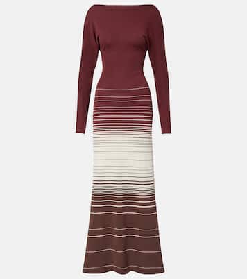 Abito lungo Idun in misto cotone a righe | Faithfull