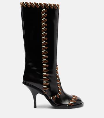 90 embellished leather boots | Dries Van Noten