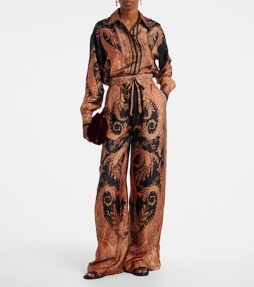 Camisa Hypnotic de seda | Zimmermann