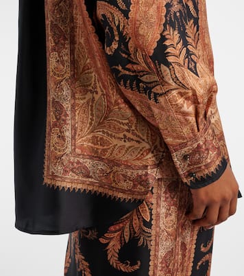 Camisa Hypnotic de seda | Zimmermann