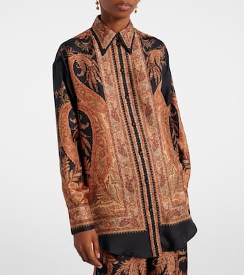 Camisa Hypnotic de seda | Zimmermann