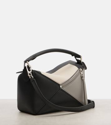 X Albers Tote Bag Puzzle Small aus Leder | Loewe