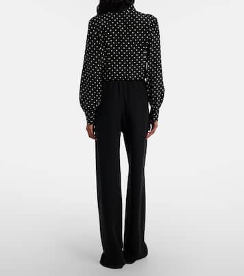 Pantalon ample en Cady Couture | Valentino