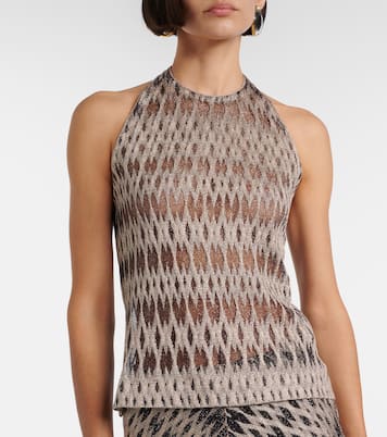 Halterneck lamé top | Missoni