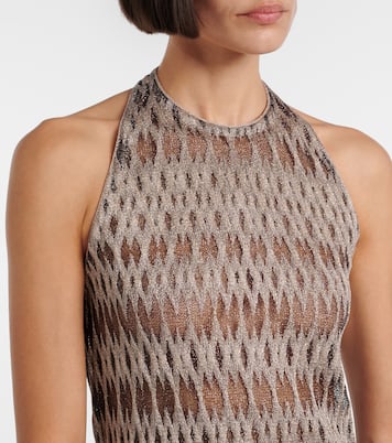 Halterneck lamé top | Missoni