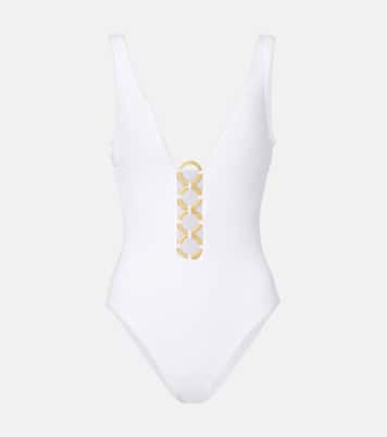 Luca ring-detail swimsuit | Karla Colletto