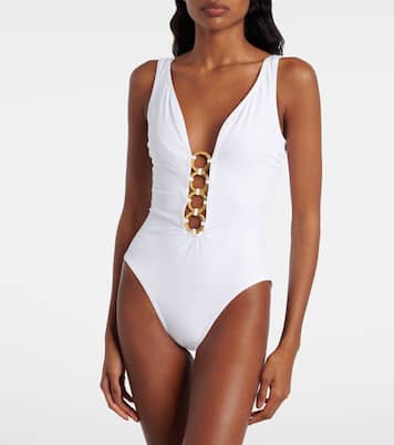 Luca ring-detail swimsuit | Karla Colletto