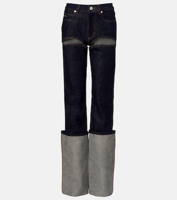 Cutout straight jeans | Jean Paul Gaultier