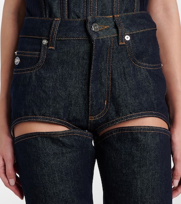 Cutout straight jeans | Jean Paul Gaultier