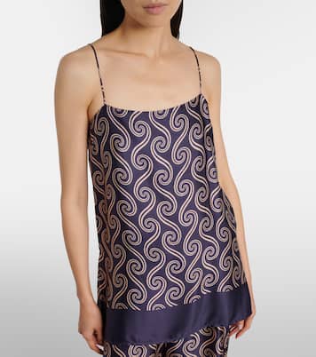Aina printed satin camisole | Faithfull