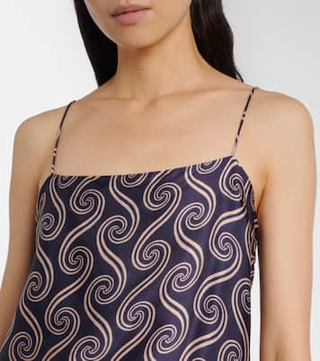 Aina printed satin camisole | Faithfull