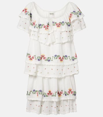 Leilani embroidered cotton minidress | Rixo