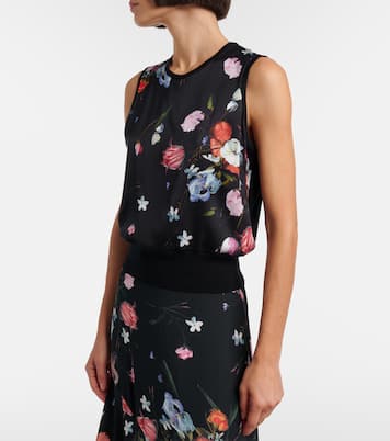 Top en laine à fleurs | Erdem
