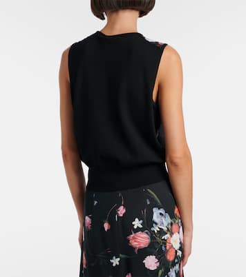Top en laine à fleurs | Erdem