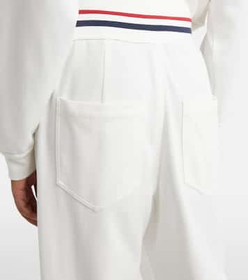 Cotton-blend tapered pants | Brunello Cucinelli