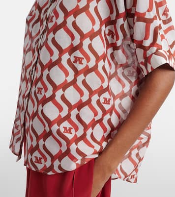 Ariete printed cotton and silk shirt | Max Mara