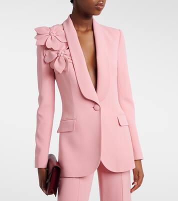 Blazer à appliqués floraux | Elie Saab