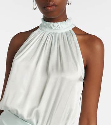 Bianca halterneck minidress | Poupette St Barth