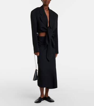 Hallie striped midi skirt | Calvin Klein Collection