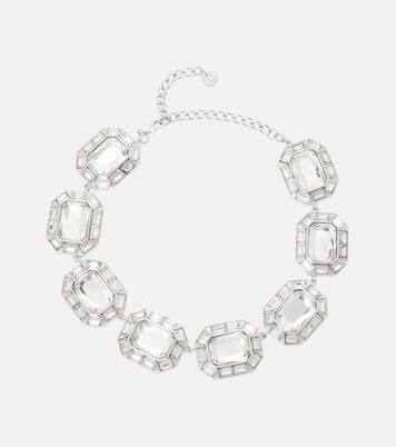 Crystal-embellished choker | Self-Portrait