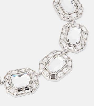 Crystal-embellished choker | Self-Portrait