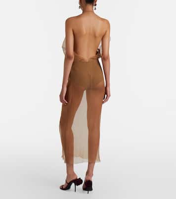 Sheer silk organza gown | Magda Butrym