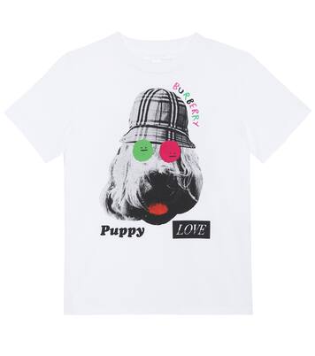 Puppy Love cotton T-shirt | Burberry Kids