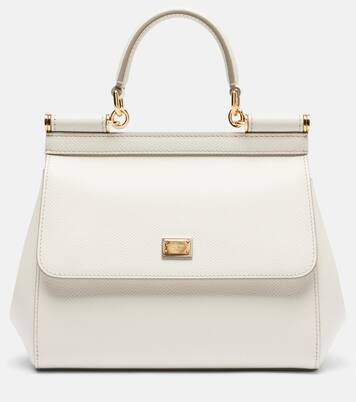Sac à bandoulière Sicily Small en cuir | Dolce&Gabbana