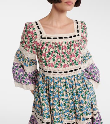 Robe midi imprimée en coton | Marc Jacobs