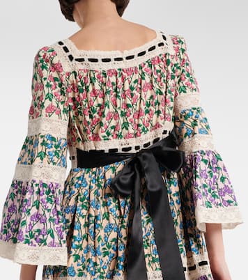 Robe midi imprimée en coton | Marc Jacobs