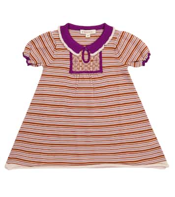 Baby Kleid Narwhale aus Wolle | Caramel