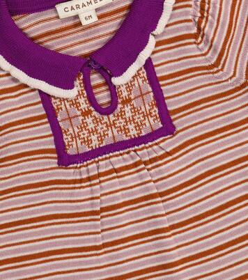 Baby Kleid Narwhale aus Wolle | Caramel