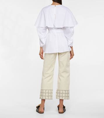 Robe ceinturée en coton | JW Anderson