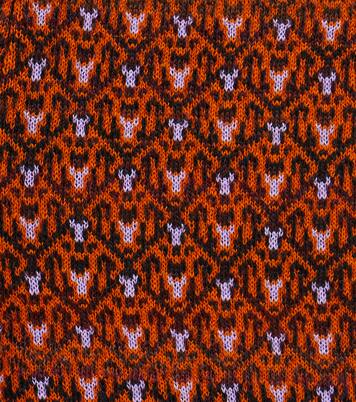 Patterned wool-blend leggings | Paade Mode