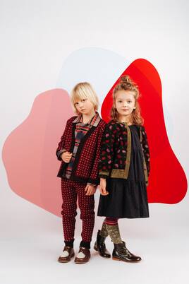 Patterned wool-blend leggings | Paade Mode