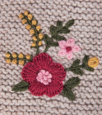 Thyone embroidered beanie | Caramel