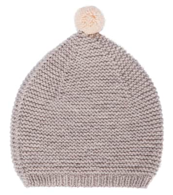 Thyone embroidered beanie | Caramel