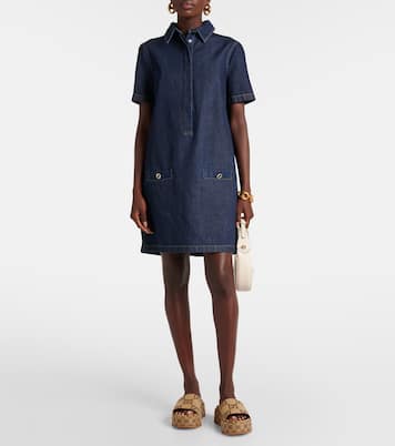 Mules à plateforme en toile GG Maxi | Gucci