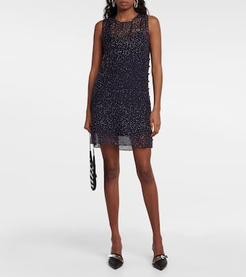 Robe en soie à ornements | Coperni