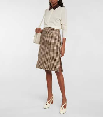 Pull polo Hal en laine mélangée | Emilia Wickstead