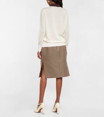 Pull polo Hal en laine mélangée | Emilia Wickstead