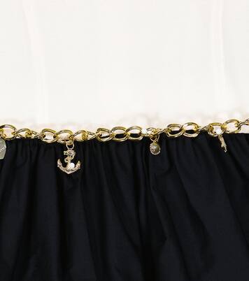 Striped cotton dress | Monnalisa