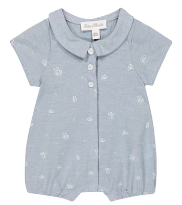 Baby printed cotton piqué onesie | Tartine et Chocolat
