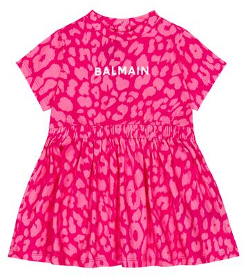 Baby Kleid aus Baumwolle | Balmain Kids